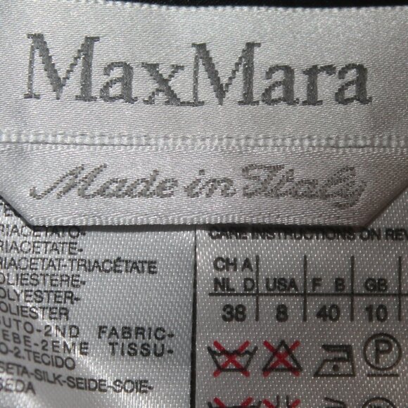 2 Pieces $1295 MAXMARA 3/4 Sleeve Light Weight Sweater & Wrap Skirt Set M 8 - Picture 9 of 11